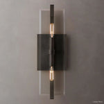 Marbuzet Crystal Plane Linear Wall Sconce
