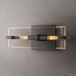 Marbuzet Crystal Plane Linear Wall Sconce