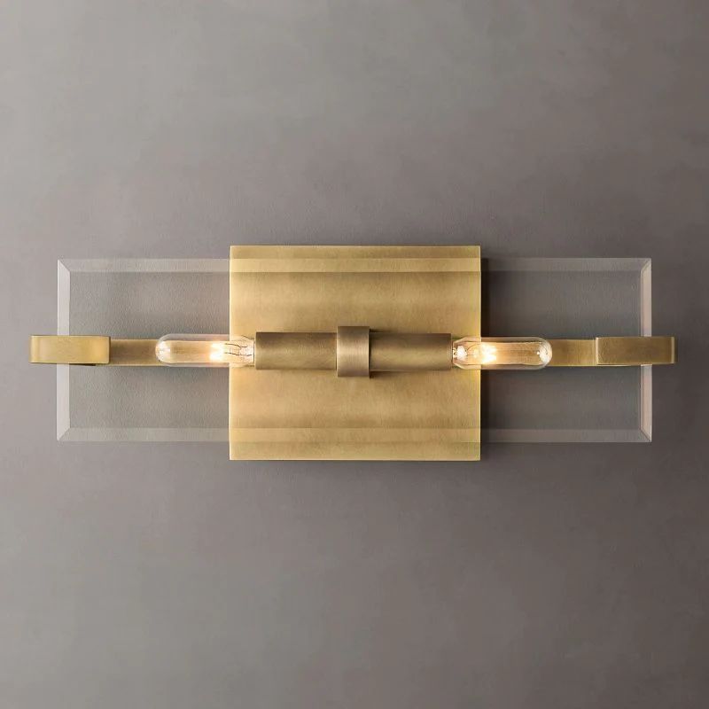 Marbuzet Crystal Plane Linear Wall Sconce