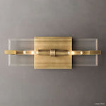 Marbuzet Crystal Plane Linear Wall Sconce