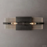 Marbuzet Crystal Plane Linear Wall Sconce