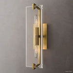 Marbuzet Crystal Plane Linear Wall Sconce