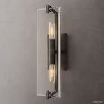 Marbuzet Crystal Plane Linear Wall Sconce