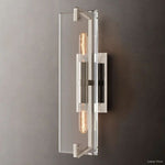 Marbuzet Crystal Plane Linear Wall Sconce