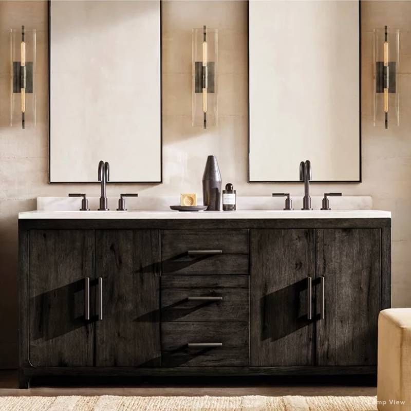 Marbuzet Crystal Plane Linear Wall Sconce