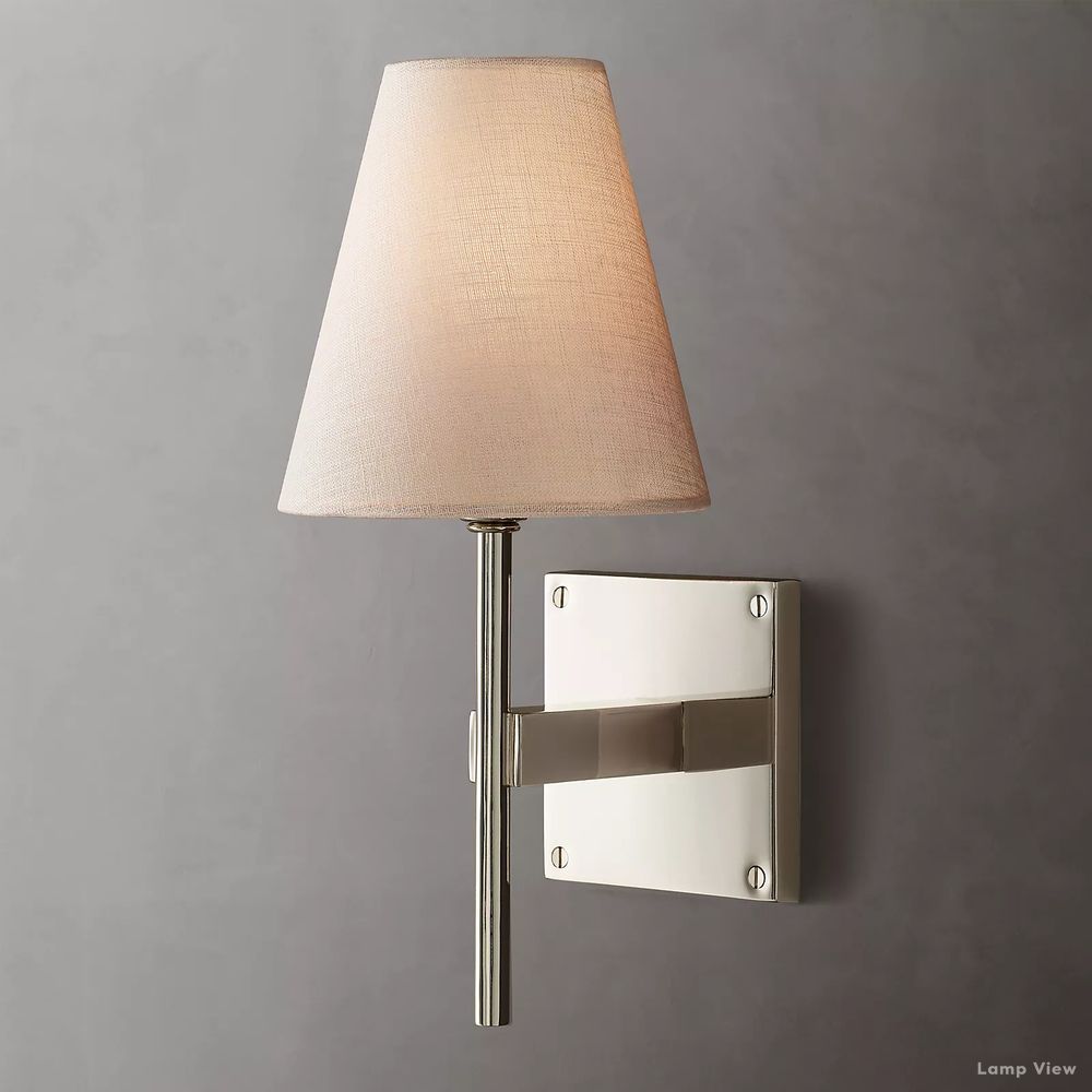 Fulham Linen Shade Wall Sconce