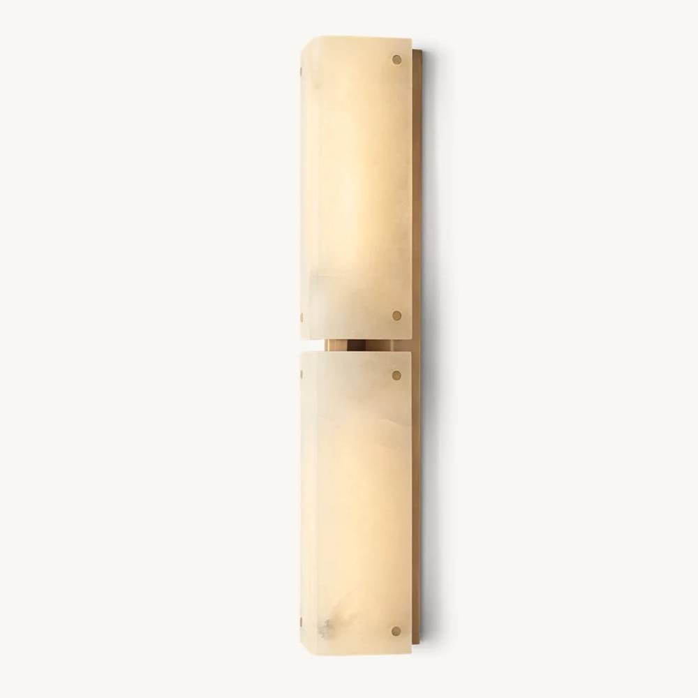 Reynard Sloped Alabaster Wall Sconce