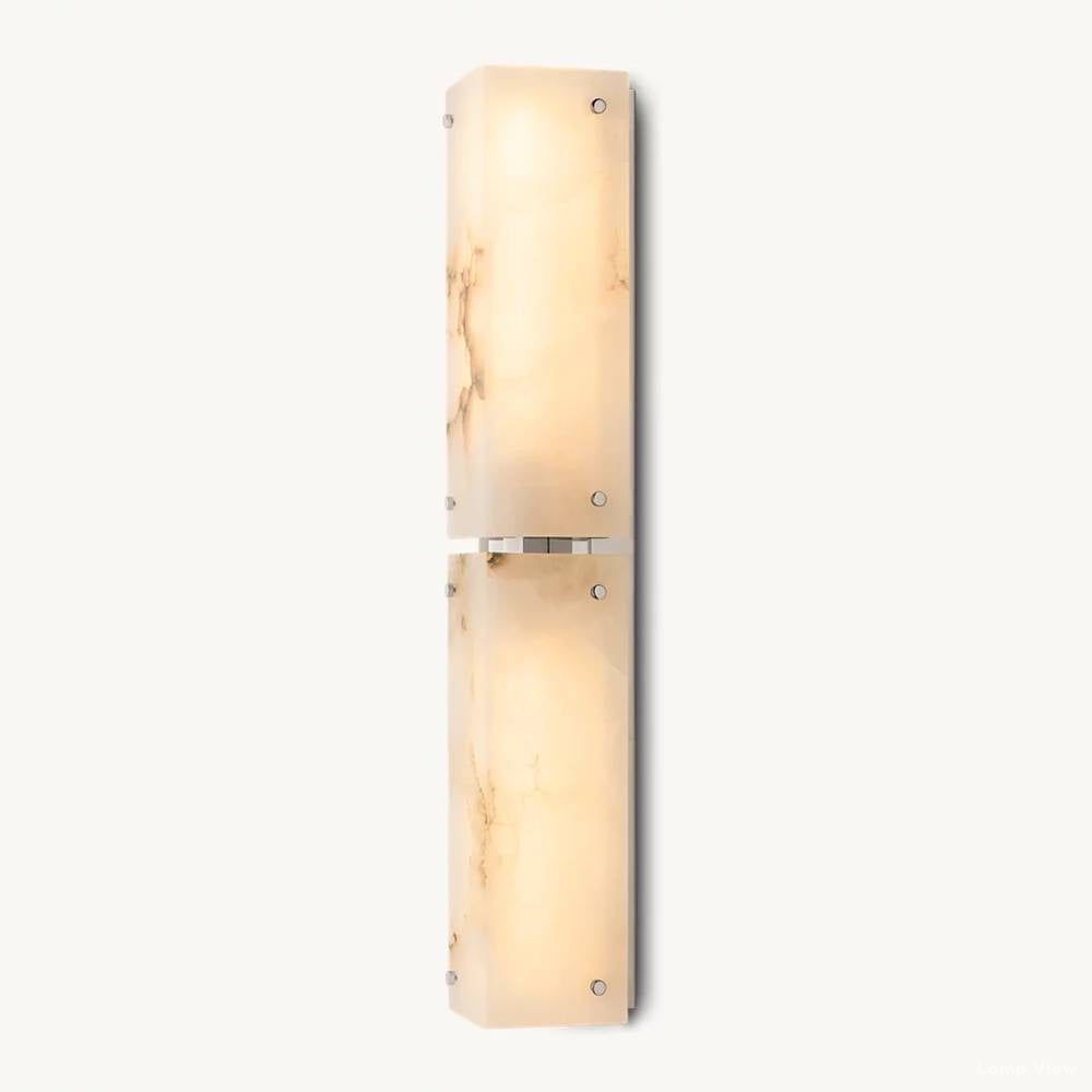 Reynard Sloped Alabaster Wall Sconce