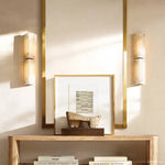 Reynard Sloped Alabaster Wall Sconce