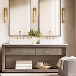 Fontanelle Modernist Glass Linear Wall Sconce