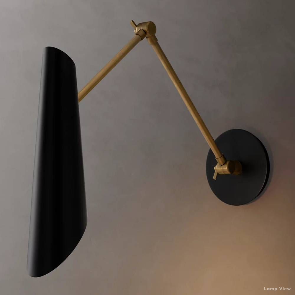 Friston Elevated Cone Task Wall Sconce