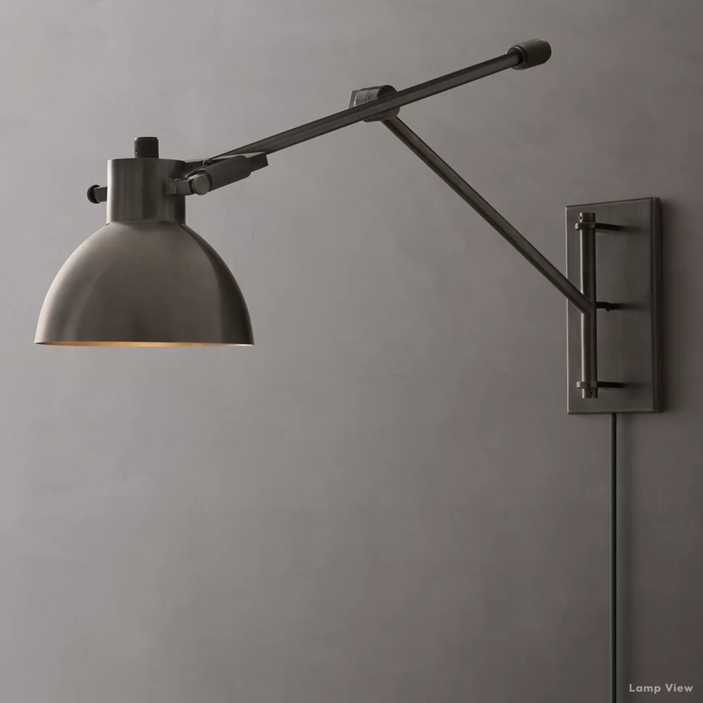 Machinist Articulated Task Wall Sconce