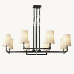 Wright Hammered Form Square Chandelier 48"