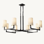 Wright Hammered Form Square Chandelier 48"