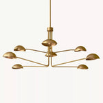 Convessi Undulating Curves Round Chandelier 72"