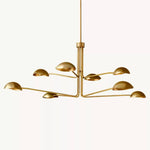 Convessi Undulating Curves Round Chandelier 72"