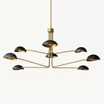 Convessi Undulating Curves Round Chandelier 72"