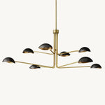 Convessi Undulating Curves Round Chandelier 72"