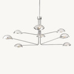 Convessi Undulating Curves Round Chandelier 72"