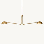 Convessi Undulating Curves Linear Chandelier 54"