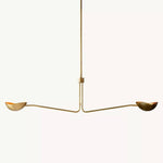 Convessi Undulating Curves Linear Chandelier 54"