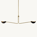 Convessi Undulating Curves Linear Chandelier 54"