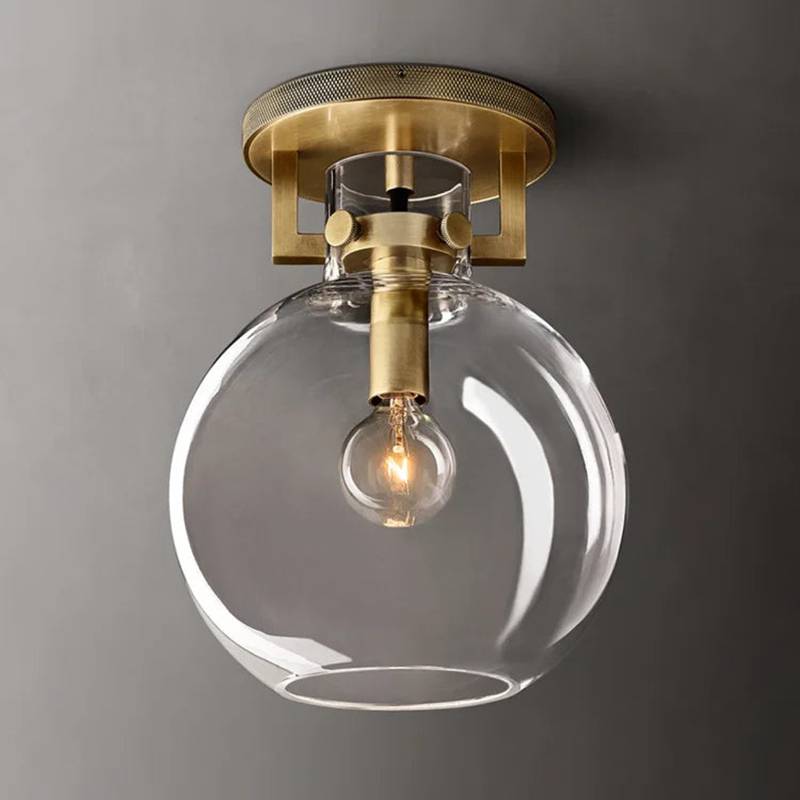 Machinist Globe Flush Mount