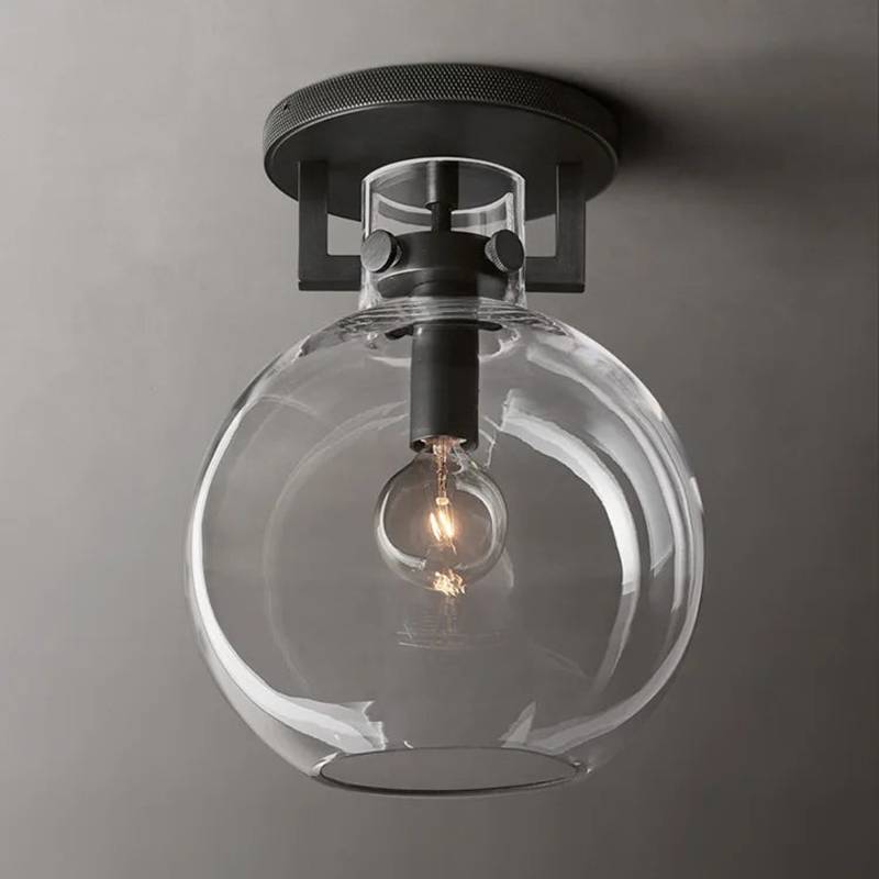 Machinist Globe Flush Mount