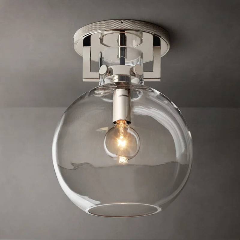 Machinist Globe Flush Mount
