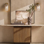 Blom Glass Flute Wall Sconce