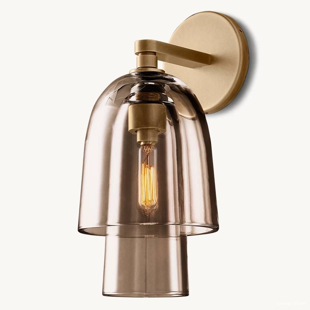 Blom Glass Flute Wall Sconce