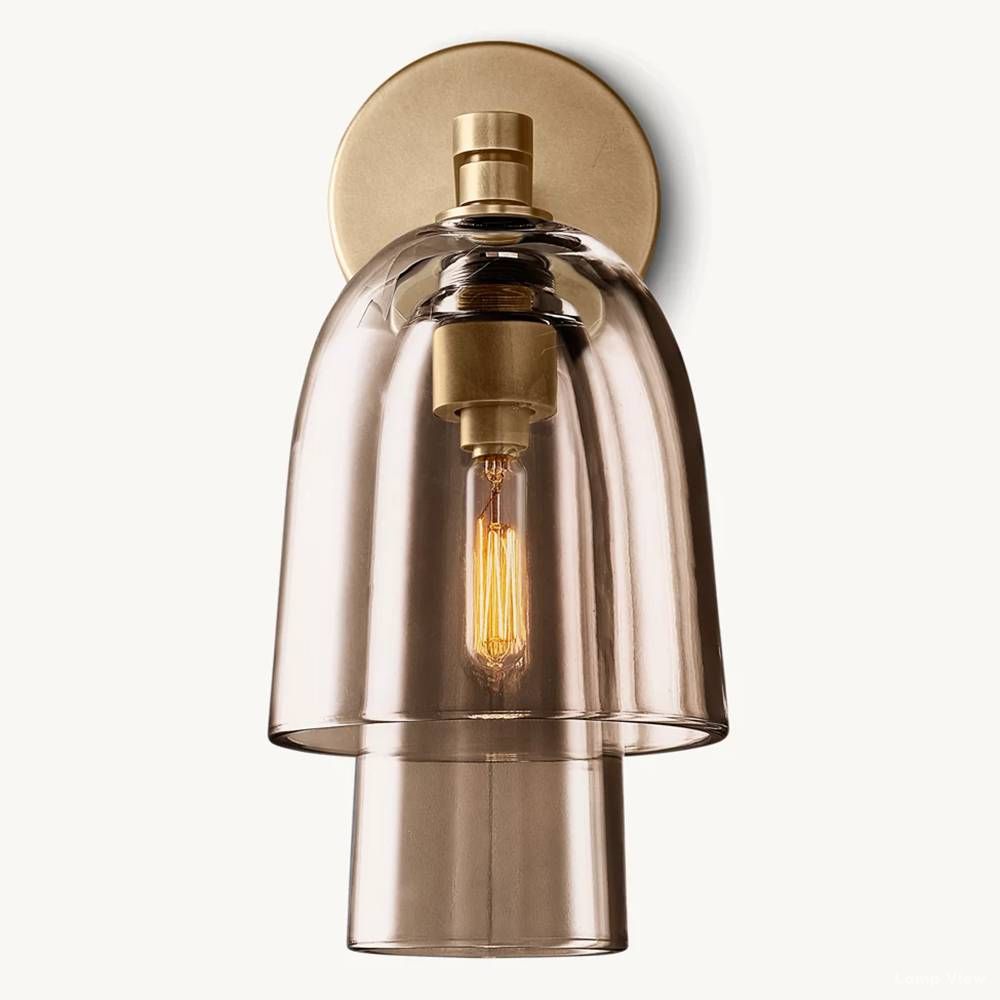 Blom Glass Flute Wall Sconce