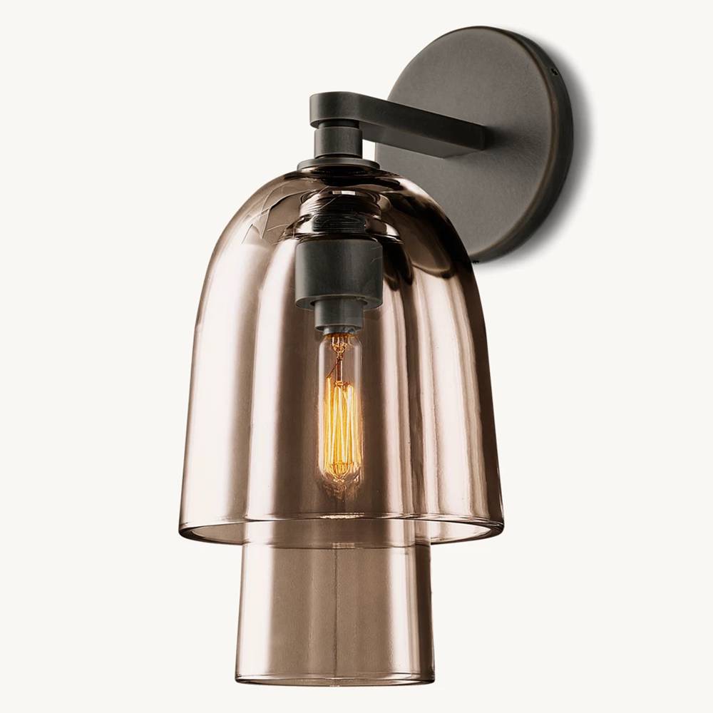 Blom Glass Flute Wall Sconce