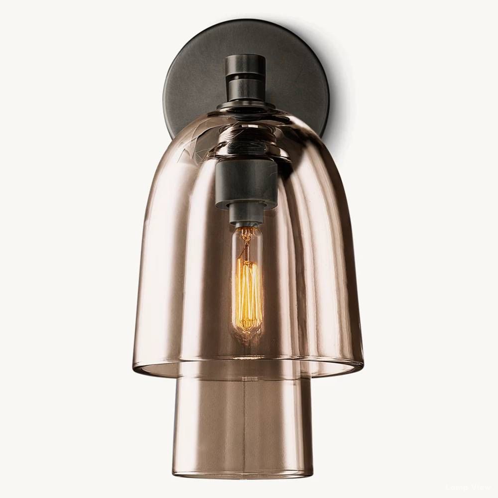 Blom Glass Flute Wall Sconce