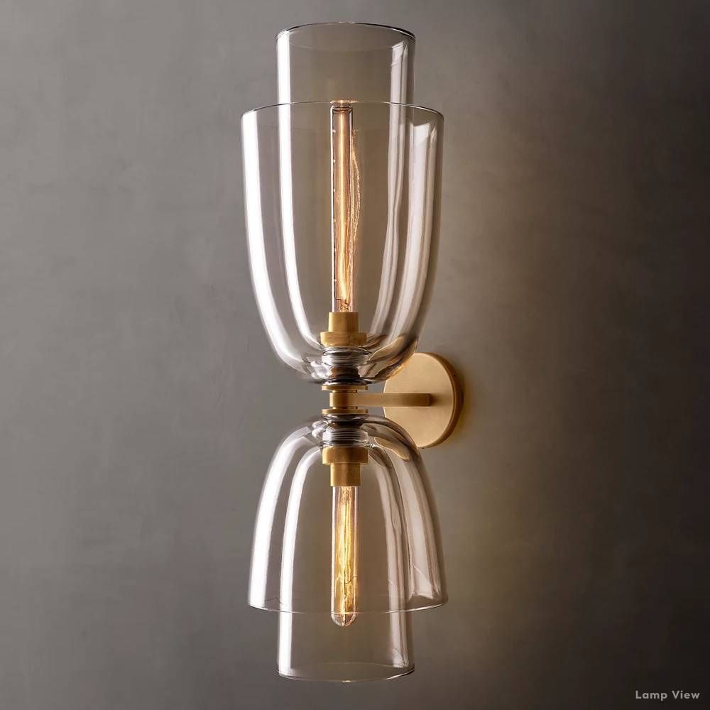 Blom Glass Grand Flute Wall Sconce