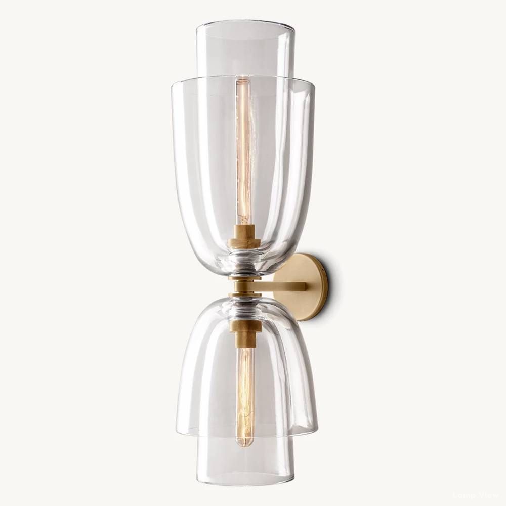 Blom Glass Grand Flute Wall Sconce
