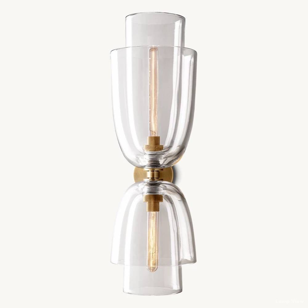 Blom Glass Grand Flute Wall Sconce
