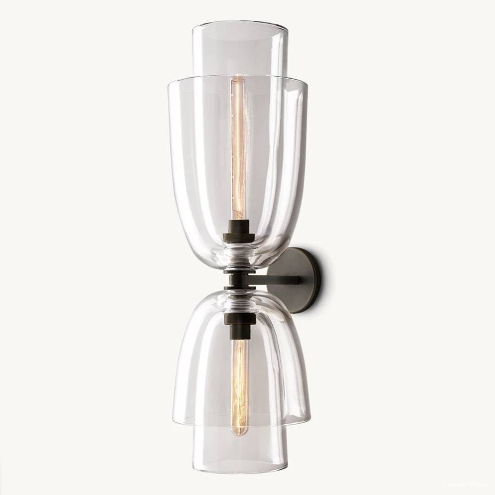 Blom Glass Grand Flute Wall Sconce