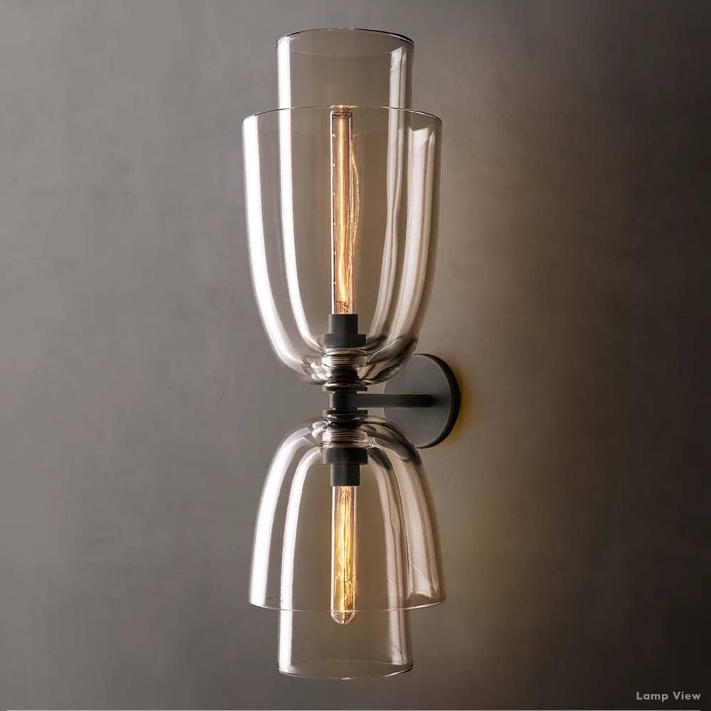Blom Glass Grand Flute Wall Sconce