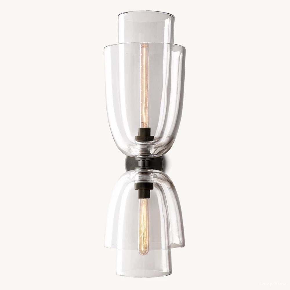 Blom Glass Grand Flute Wall Sconce