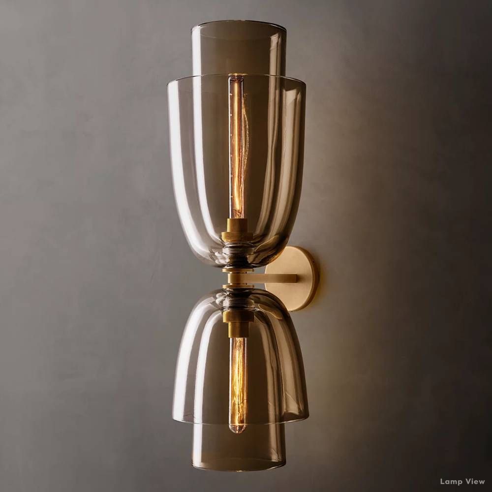 Blom Glass Grand Flute Wall Sconce