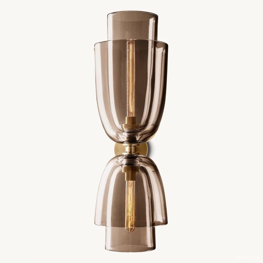 Blom Glass Grand Flute Wall Sconce