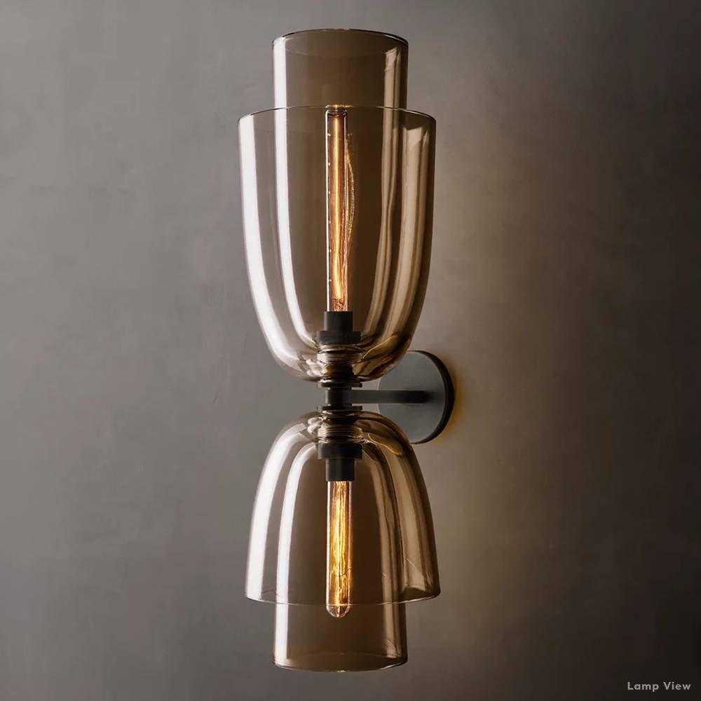 Blom Glass Grand Flute Wall Sconce