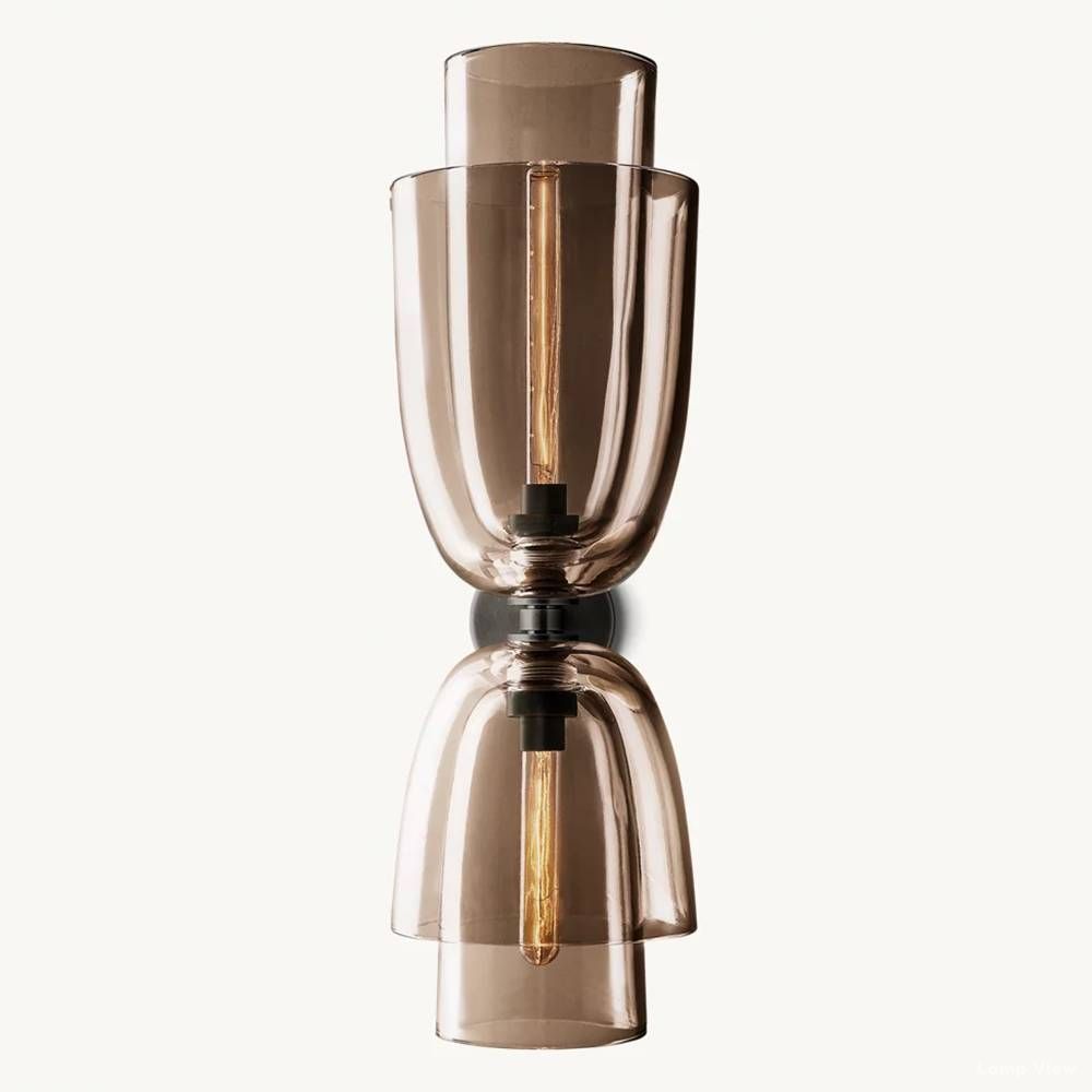Blom Glass Grand Flute Wall Sconce