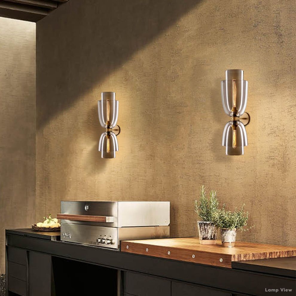 Blom Glass Grand Flute Wall Sconce