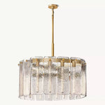 Calamette Diffused Glass Round Chandelier 36"