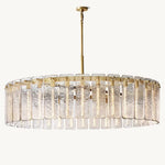 Calamette Diffused Glass Round Chandelier 60"
