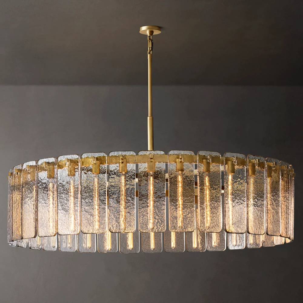 Calamette Glass Round Chandelier 60"