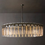 Calamette Diffused Glass Round Chandelier 60"