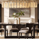 Calamette Diffused Glass Rectangular Chandelier 60"